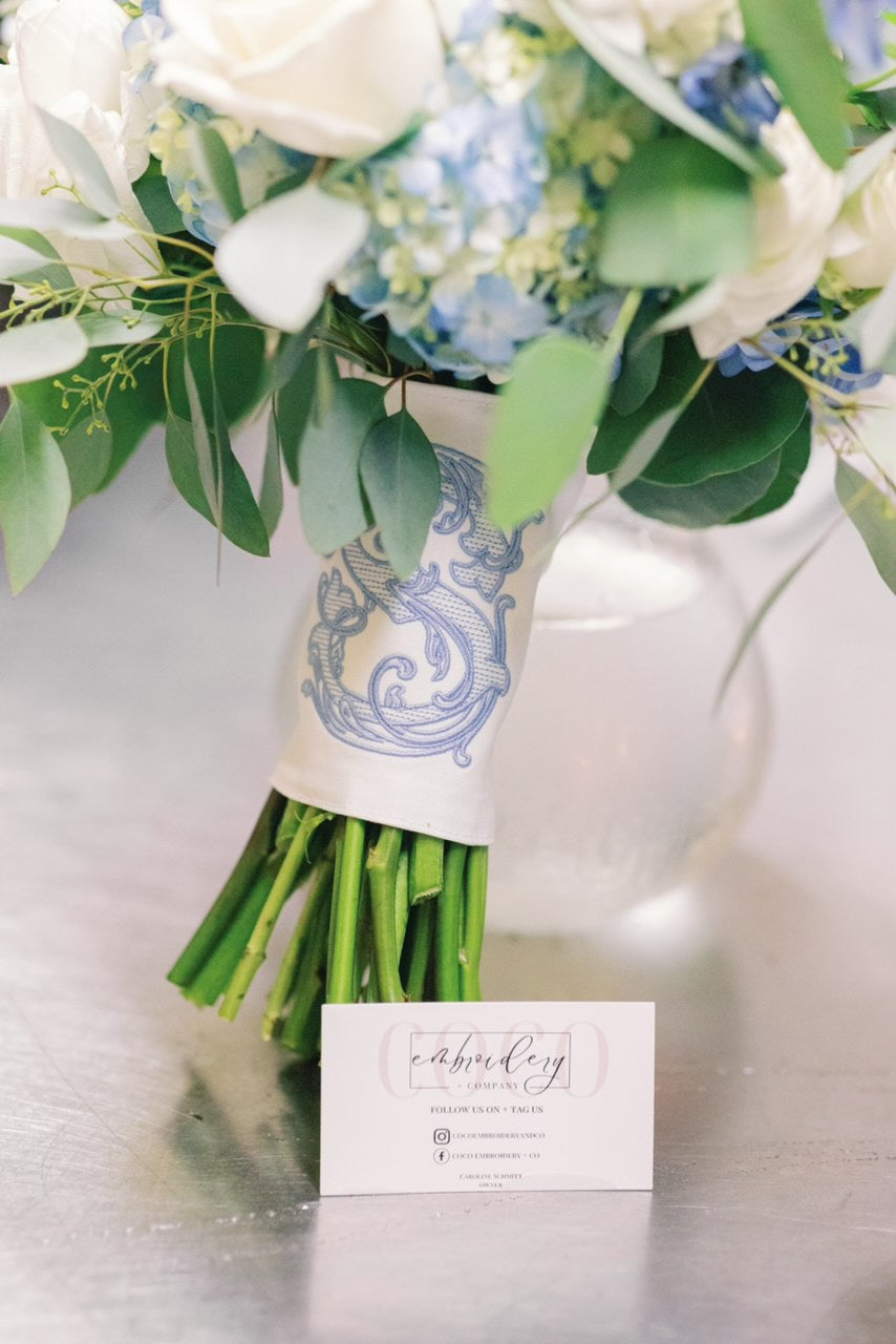 Wedding Bouquet Sash