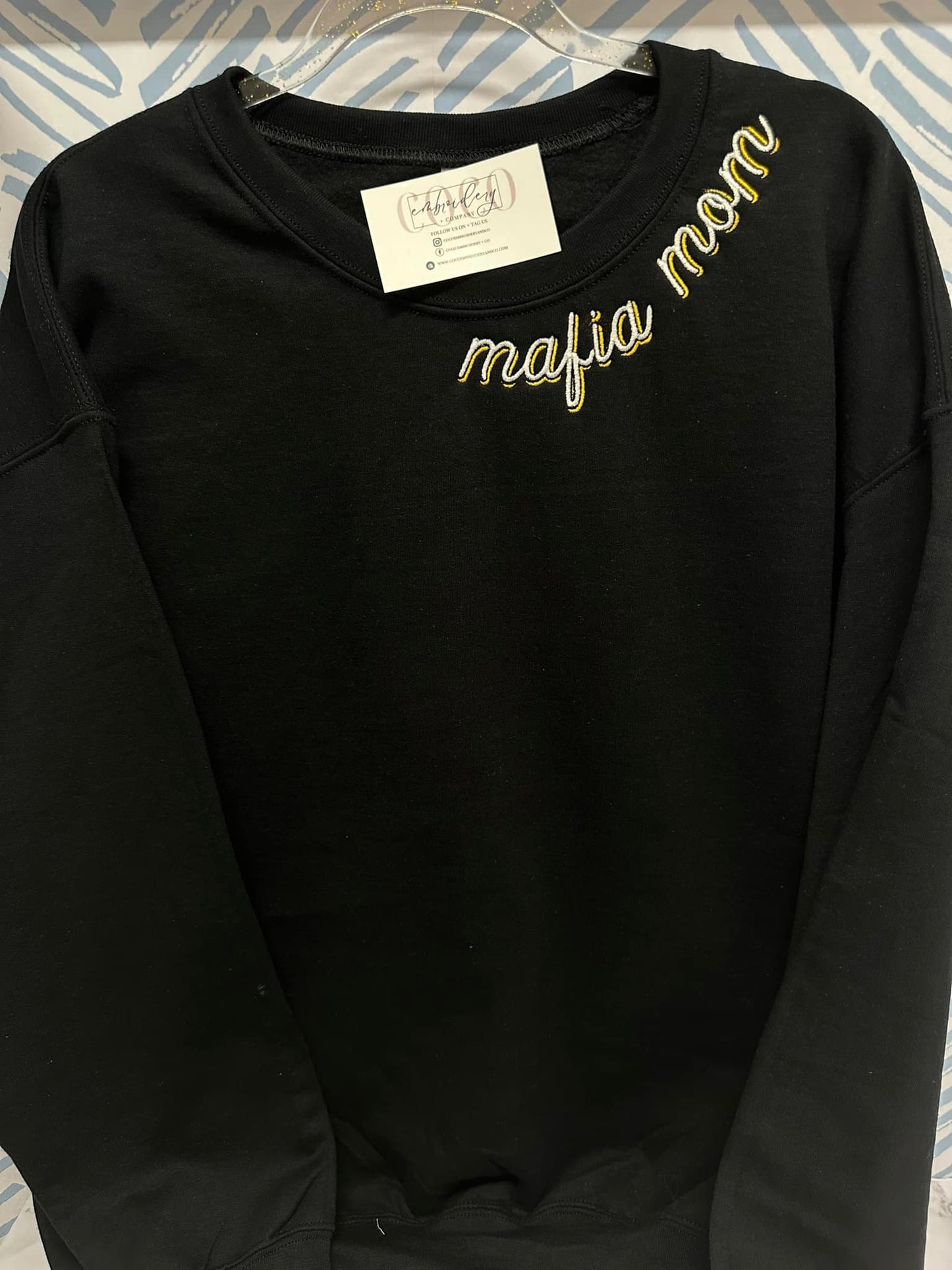 Curved Neck Sweatshirt