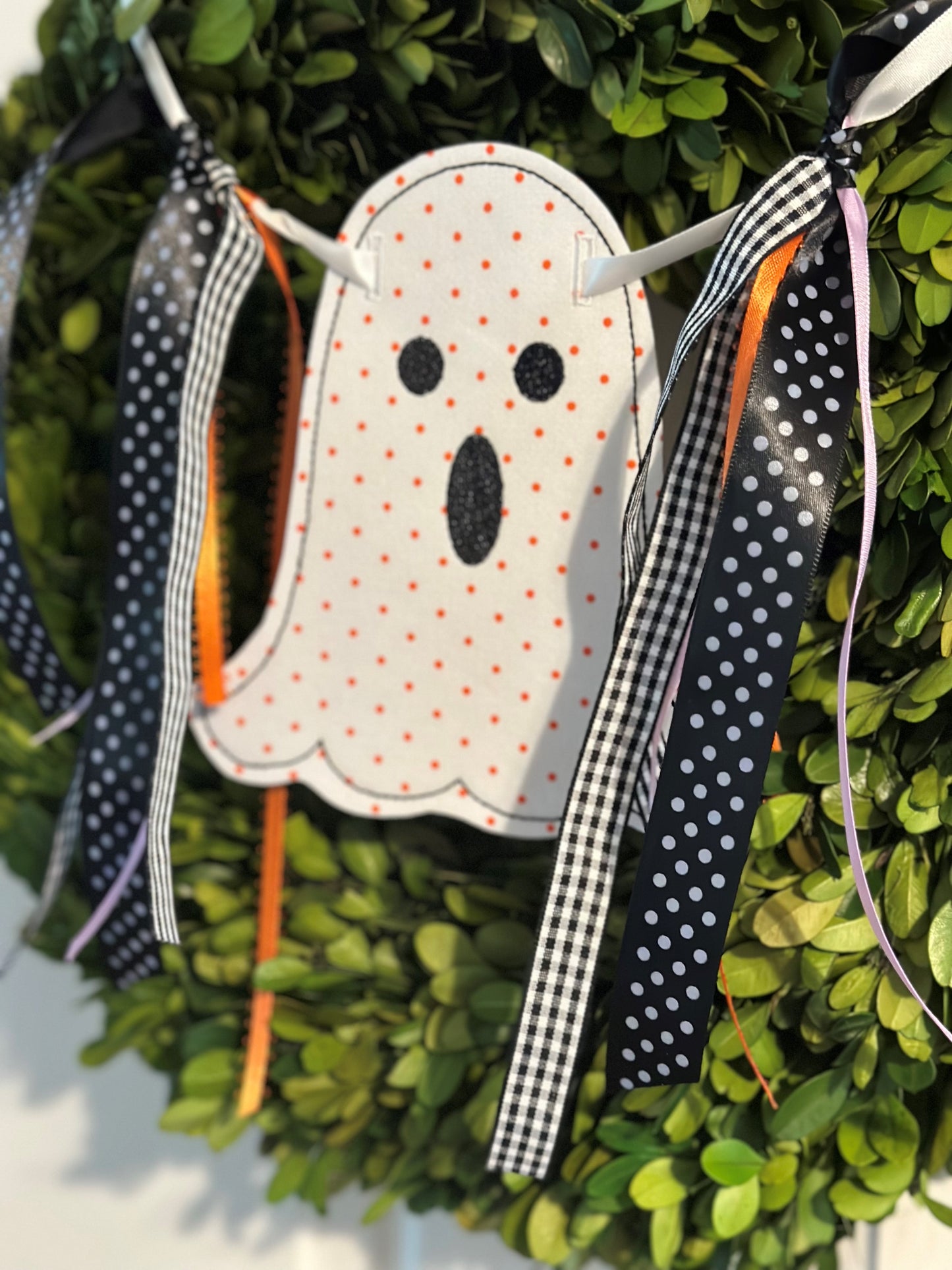 Ghost Wreath Banner - Single