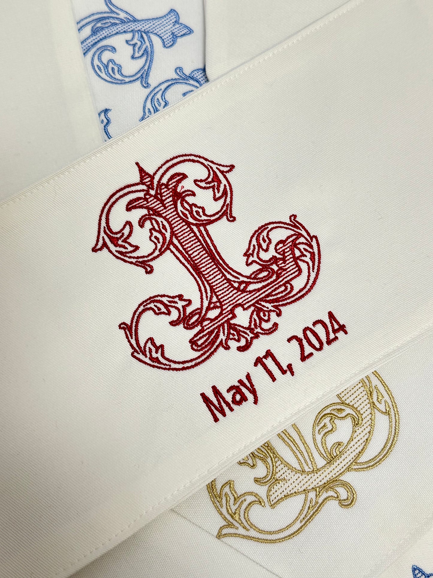 Wedding Bouquet Wrap with Date