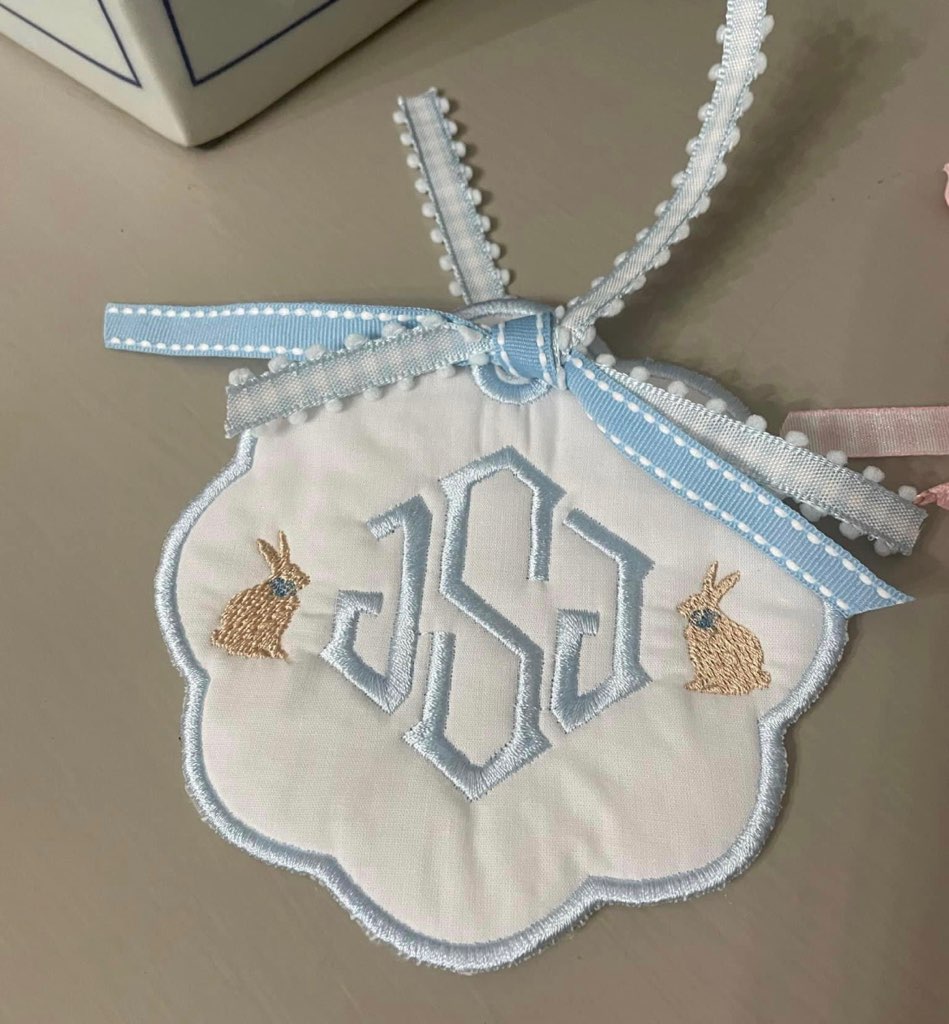Easter Bunny Bag Tags