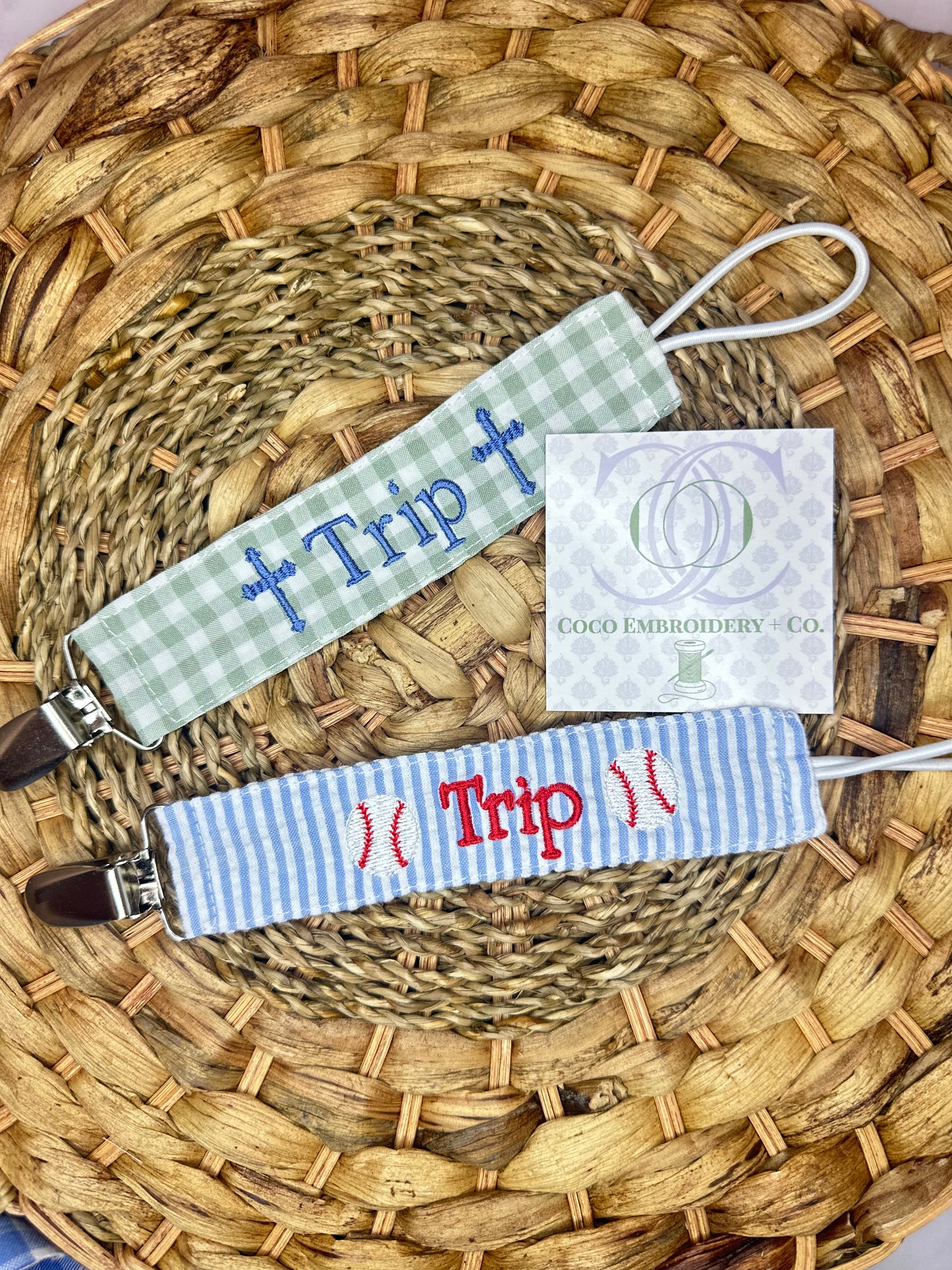 Personalized Pacifier Clip