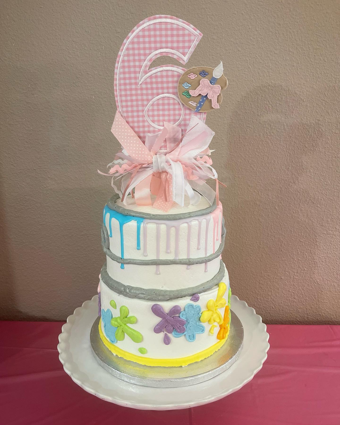 Paint Party Cake Topper