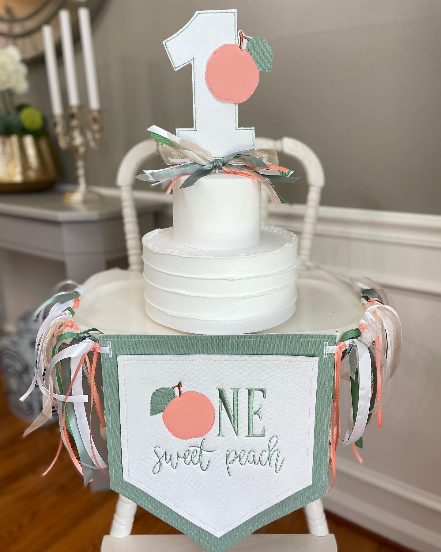 One Sweet Peach Birthday Set