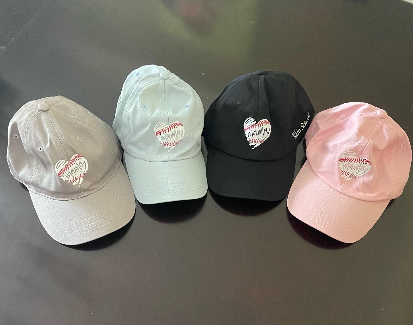 Mama Baseball Hat with Child Signature