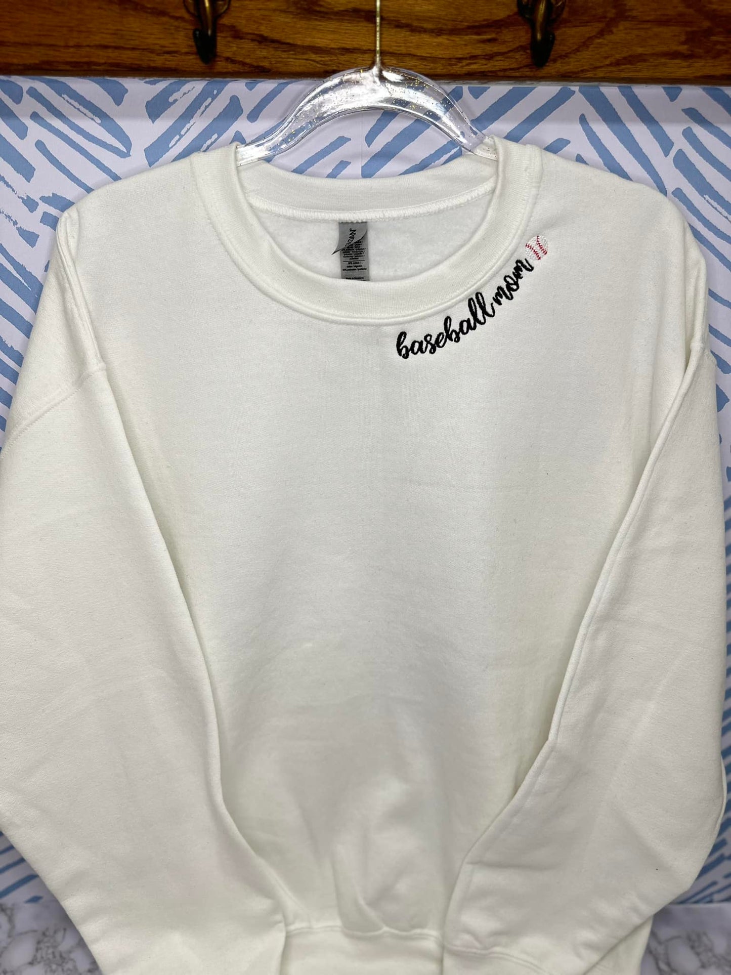 Curved Neck Sweatshirt