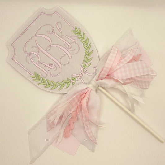 Elegant Bow Design Cake Topper