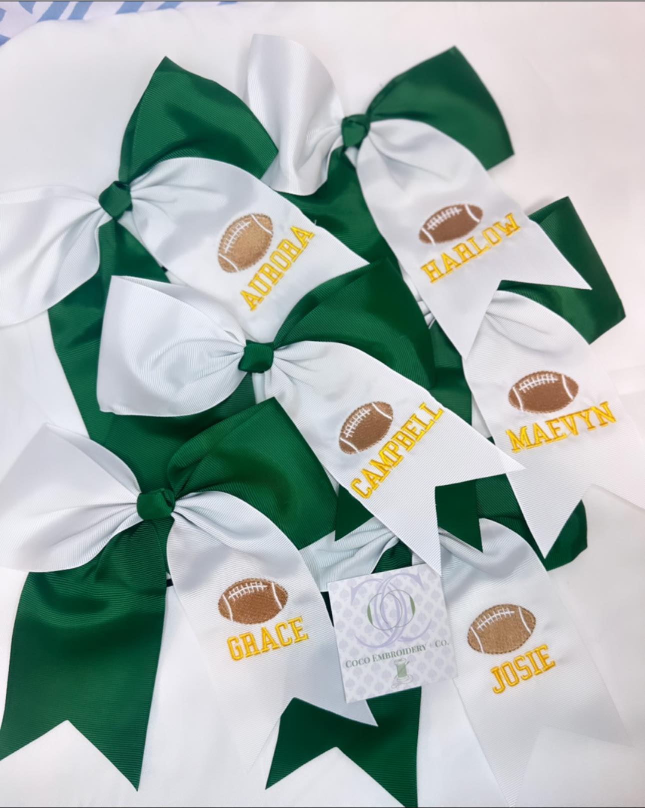 8" Cheer Bows