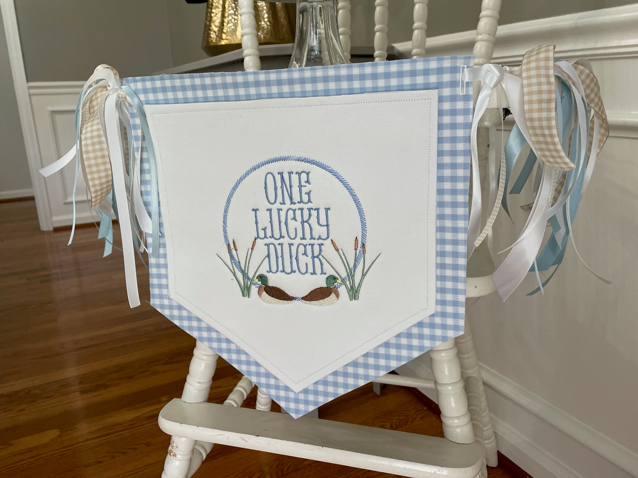 Mallard Gingham Birthday Set