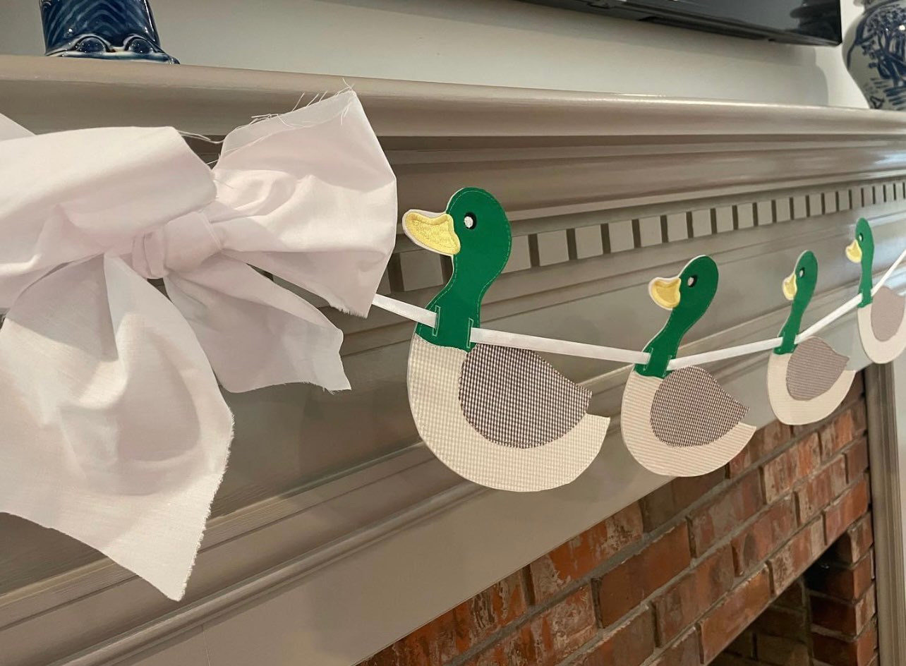 Mallard Mantel Banner