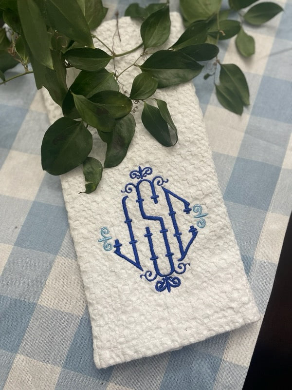 Three Initial Hand Towel