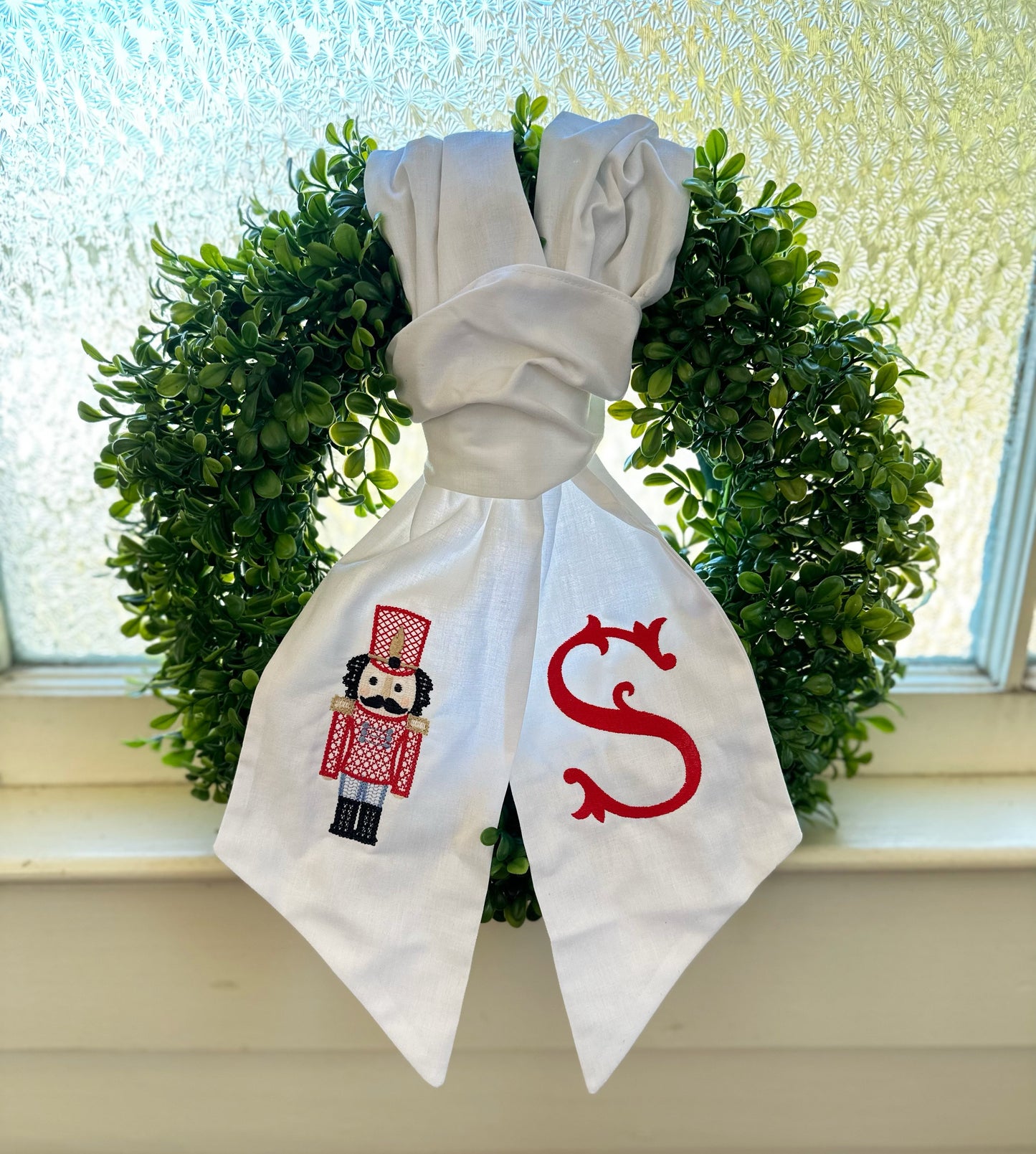 Nutcracker Wreath Sash