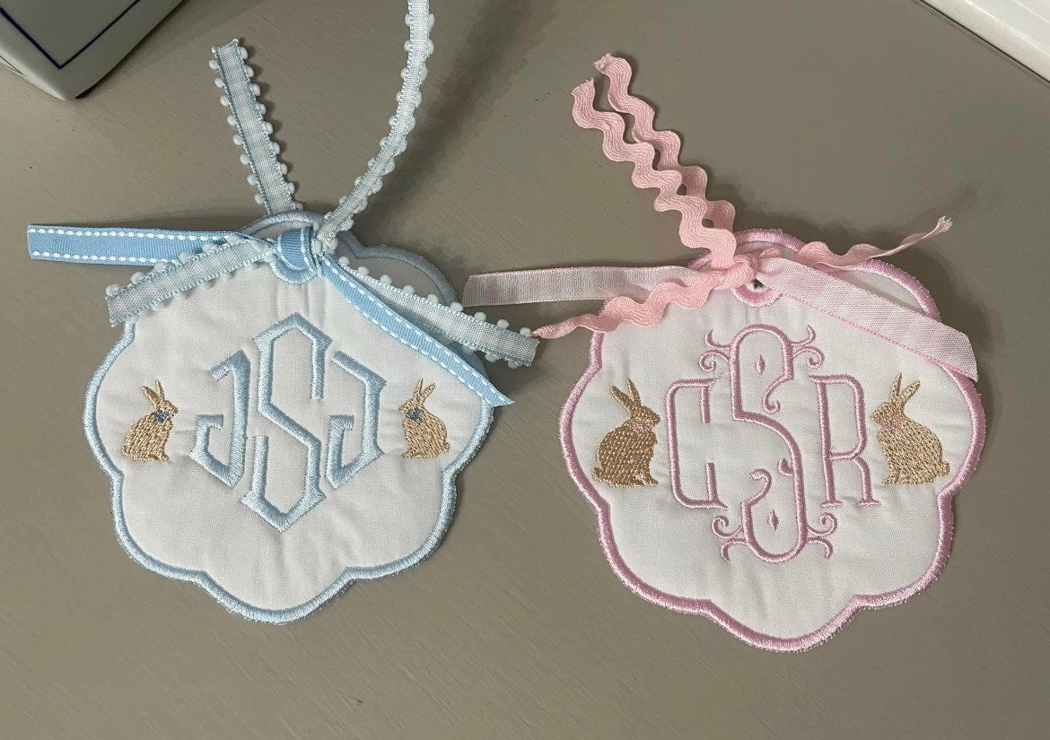 Easter Bunny Bag Tags
